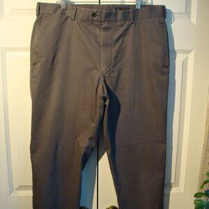 John W. Nordstrom Men's Gray Chino Pants Size 38 / 32 Easy Care Wrinkle Free